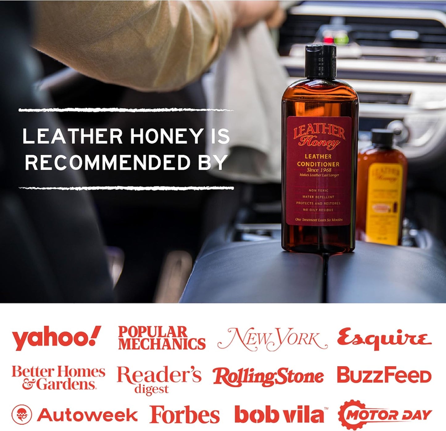 Leather Honey Cleaner Wipes: Clean Leather On-The-Go. 10 Cleaning Wipes for Leather, Faux & Vinyl: Any Color of Couches, Car Seats, Purses, Shoes & Bags. Made in the USA, Non-toxic & Ready-to-Use