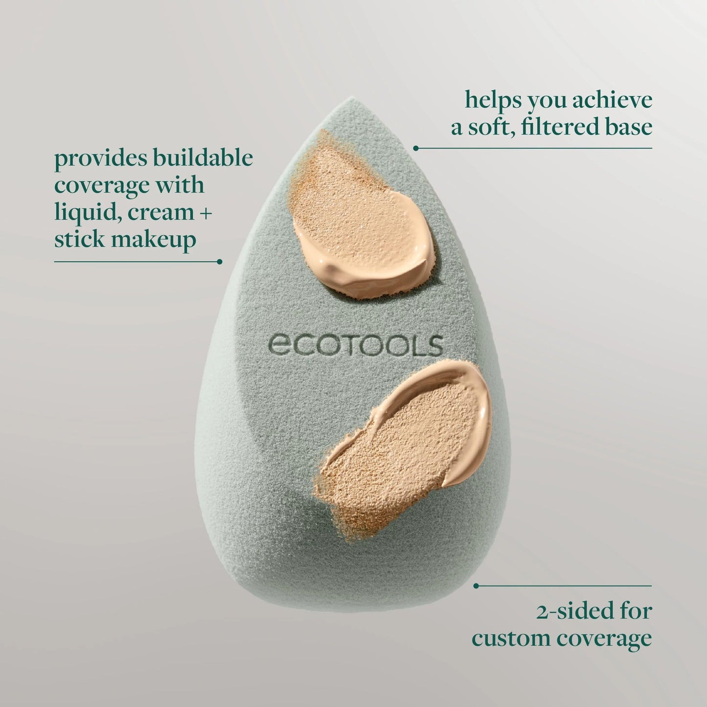 EcoTools Blurring Blender Makeup Sponge, Makeup Blender Sponge