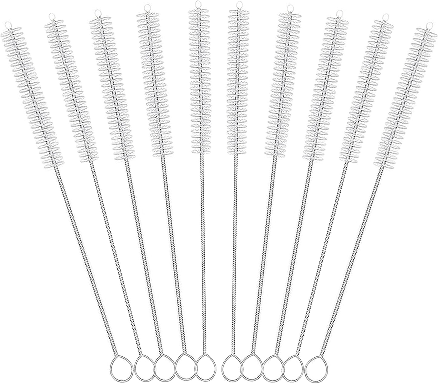Straw Cleaner for Reusable Straws,Straw Cleaner Brush Extra Long 12 Inch,Straw Brush Cleaner for Baby Bottle,Stanley Cup,Sippy Cup and Coffee Machine(10-Pack).