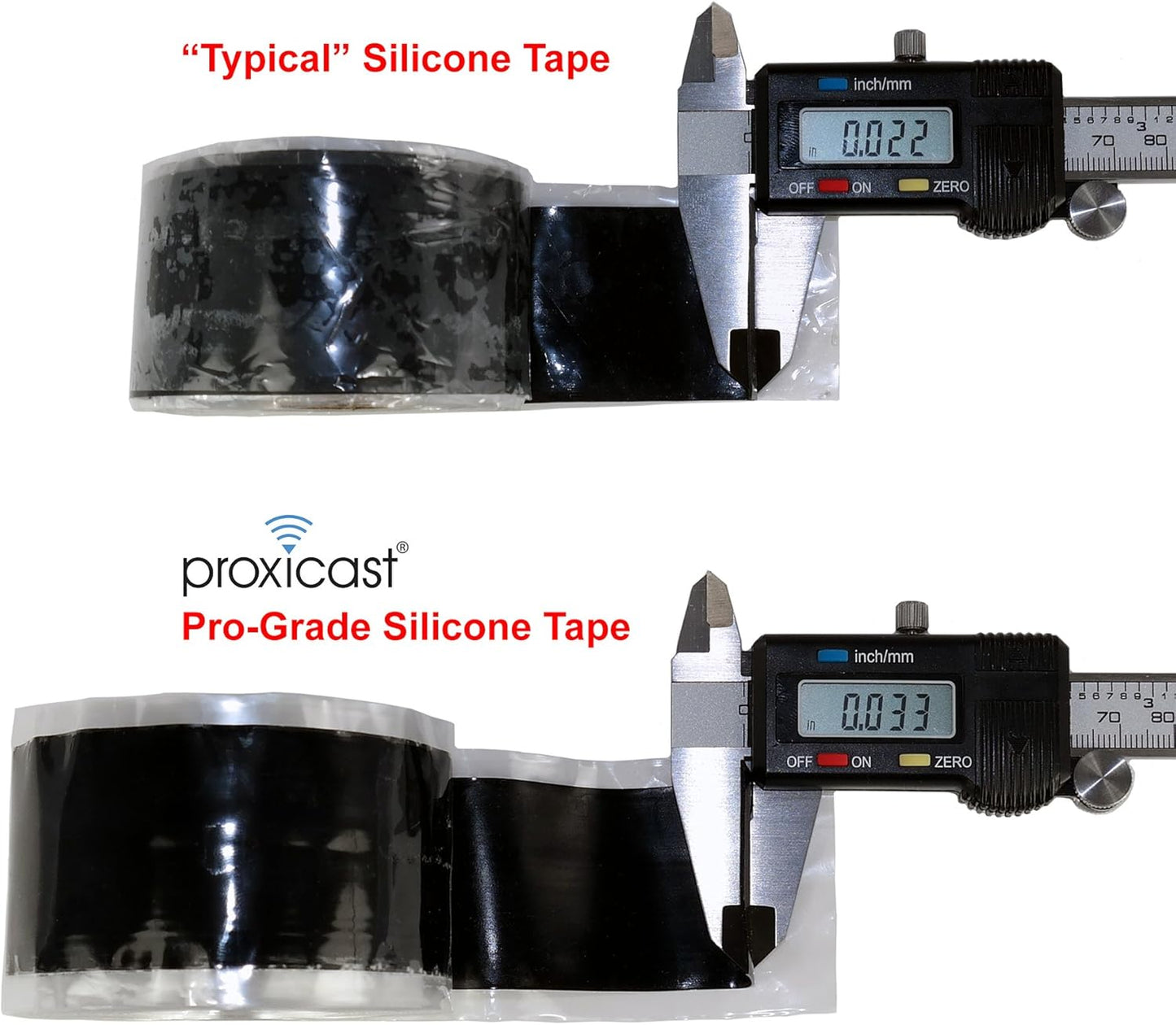 Proxicast Pro-Grade Extra Strong 30mil Weatherproof Self-Fusing Silicone Rubber Sealing Tape for Outdoor Antenna Coax & Electrical Cables, Hose/Pipe Leaks & Emergency Repairs (1.5" x 15' roll) - Blue