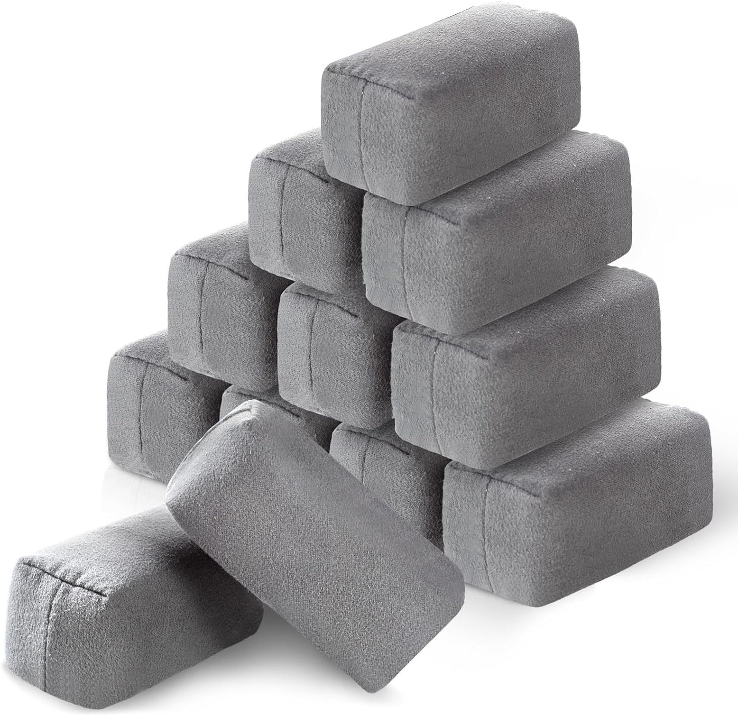 Riakrum 18 Pack Microfiber Applicator Pads Suede Car Detailing Sponge Ceramic Coating Applicator Pads Coating Sponge for Cars Graphene Metal Plastic Trim Ceramic Spray Applying Wax