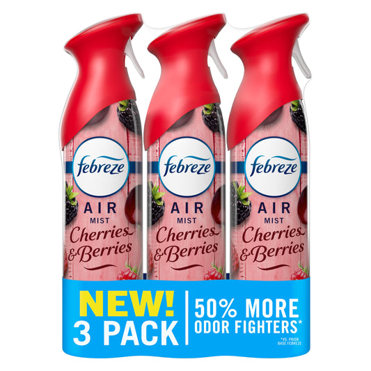 Febreze Air Mist, Air Freshener Spray, Odor Fighting Room Spray, Deodorizer for Home Bathroom