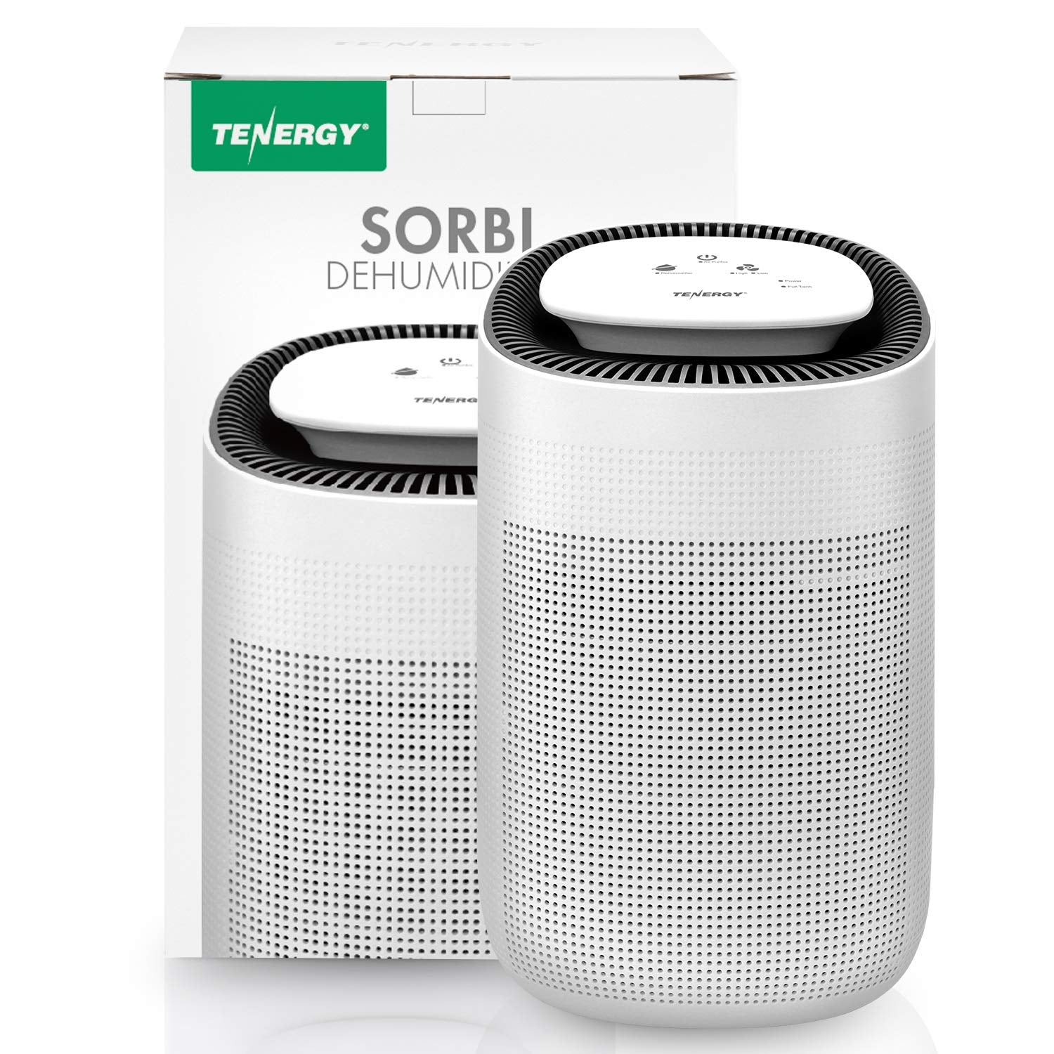 Tenergy Sorbi 1000ml Air Dehumidifier w/Purifying Function, True HEPA Filter, Auto Shutoff, Touch