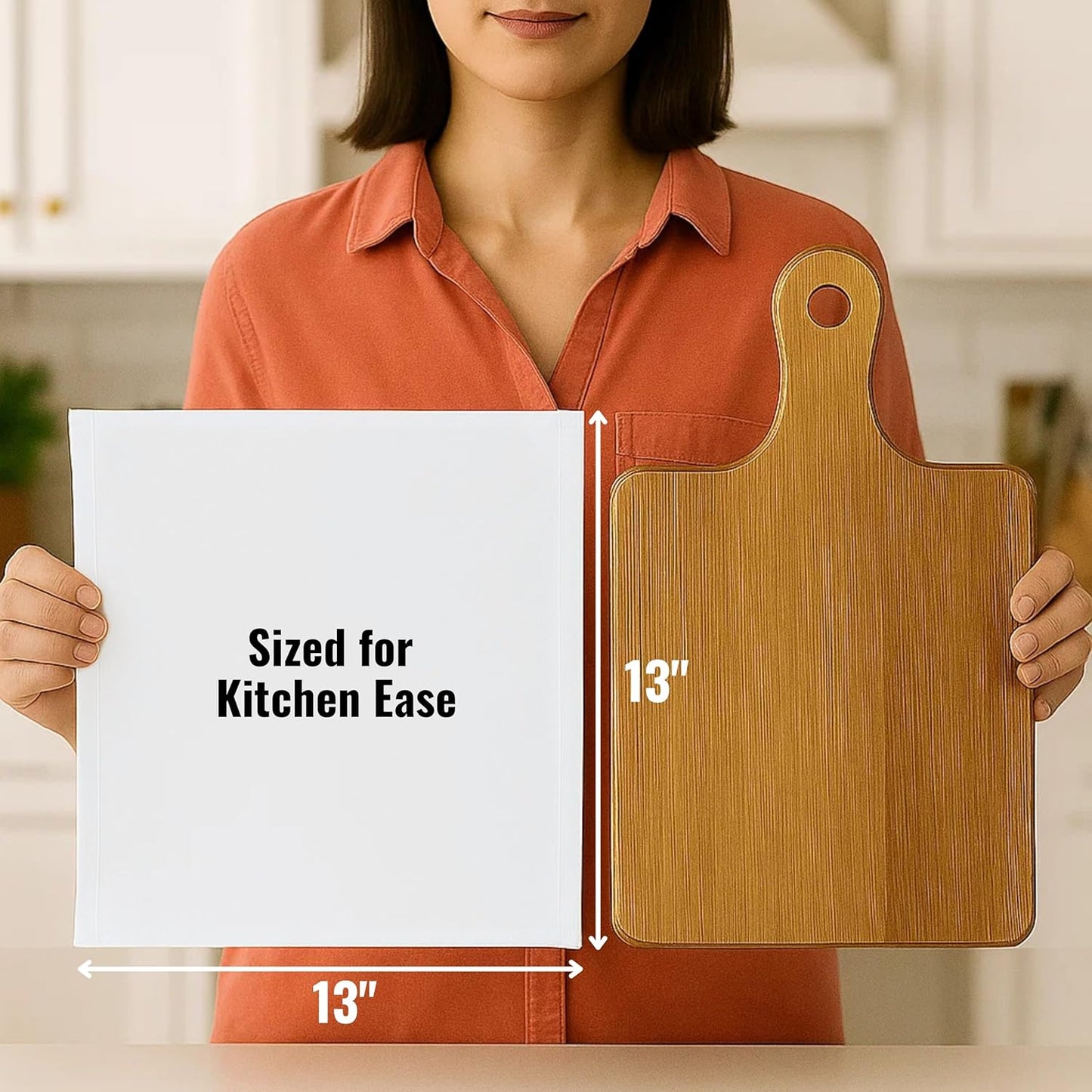 Dish Cloths Cotton| Kitchen Wash Cloth| Shop Towels Absorbent and Lint Free Flour Sack| Dishcloths for Kitchen Washing Dishes|Thick Absorbent Quick Dry Dish Rags | 24 Pack 13"x13" White