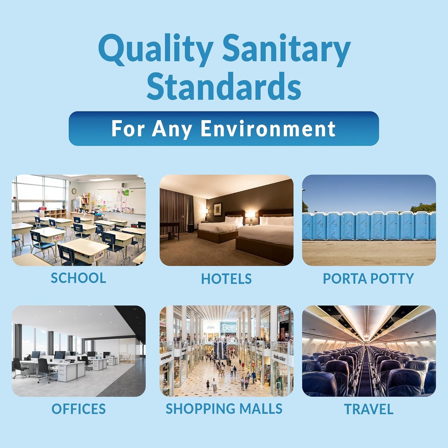 Reli. Toilet Seat Covers (1250 Pcs, 5 Packs of 250) | Disposable Toilet Seat Cover - Flushable - 14x16" (Half-Fold) | Paper Liners for Restroom, Bathroom, Travel, Camping, Kids Potty Training