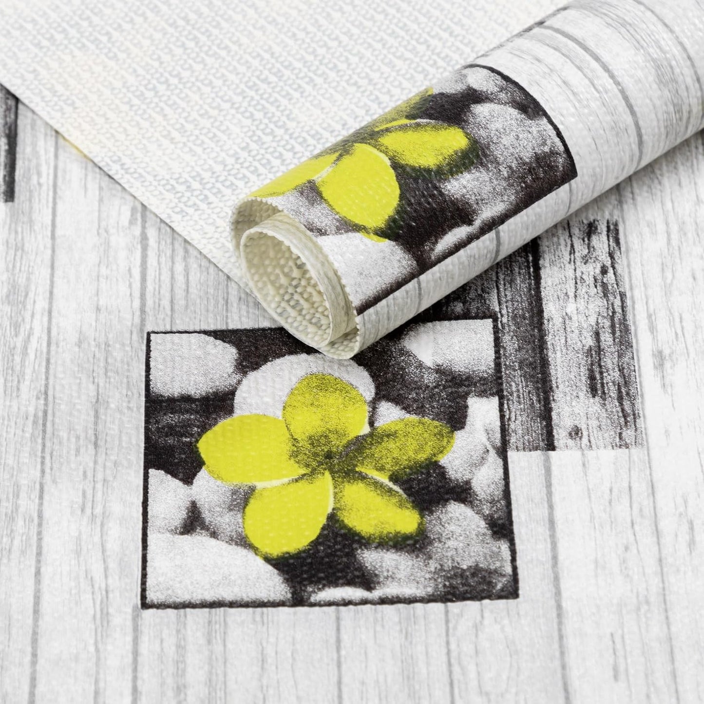 Shelf Liner 18" W x 384" L Long Non Adhesive Kitchen Drawer Liner, Waterproof Shelf Liner Durable Anti-Slip for Kitchen Cabinets