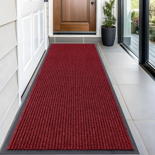 OLANLY Front Door Mat Indoor Outdoor Entrance, Waterproof Heavy Duty Doormat, Fade Resistant, Low