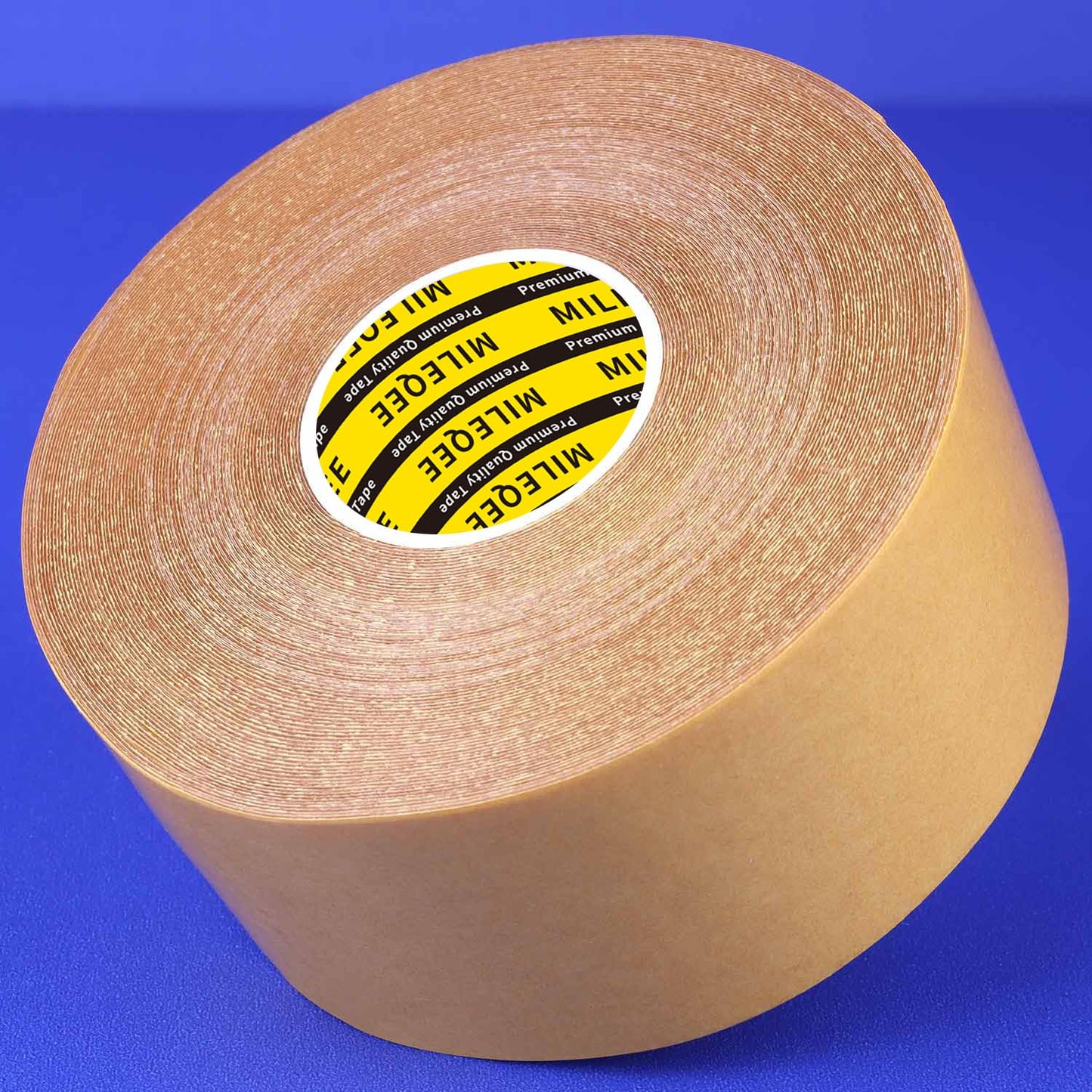 Double Sided Tape Heavy Duty, 2in x 66FT(20m),Universal High Tack, Sticky Resistente Clear Tape,Easy Use Transparent Tape, Strong Wall Adhesive with Fiberglass Mesh, Back School Supplies
