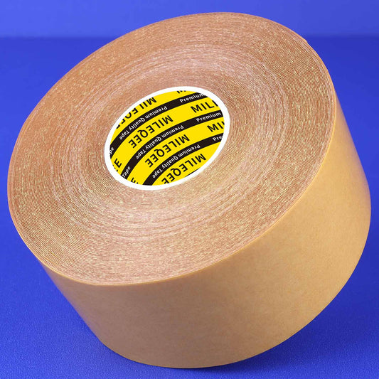 Double Sided Tape Heavy Duty, 2in x 66FT(20m),Universal High Tack, Sticky Resistente Clear Tape,Easy Use Transparent Tape, Strong Wall Adhesive with Fiberglass Mesh, Back School Supplies