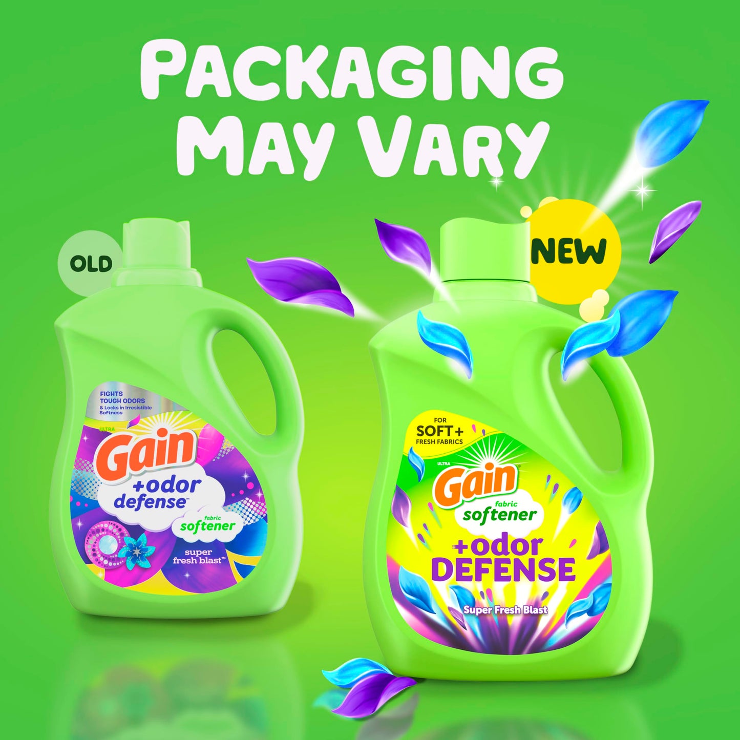 Gain Super Fresh Blast Liquid Odor Defense Fabric Softener, 140 FL OZ 190 Load, Softening Laundry