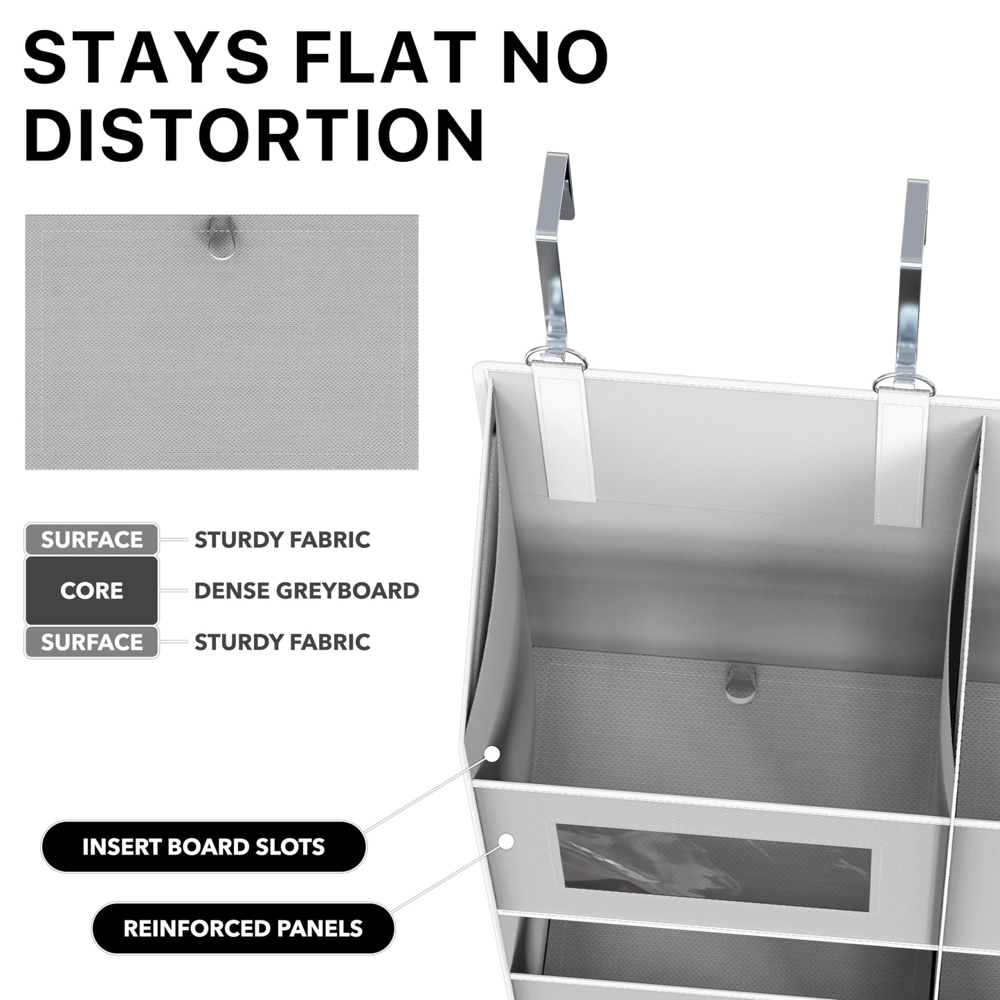 Simple Houseware Extra Large Heavy Duty 10 Pockets Over the Door Organizer