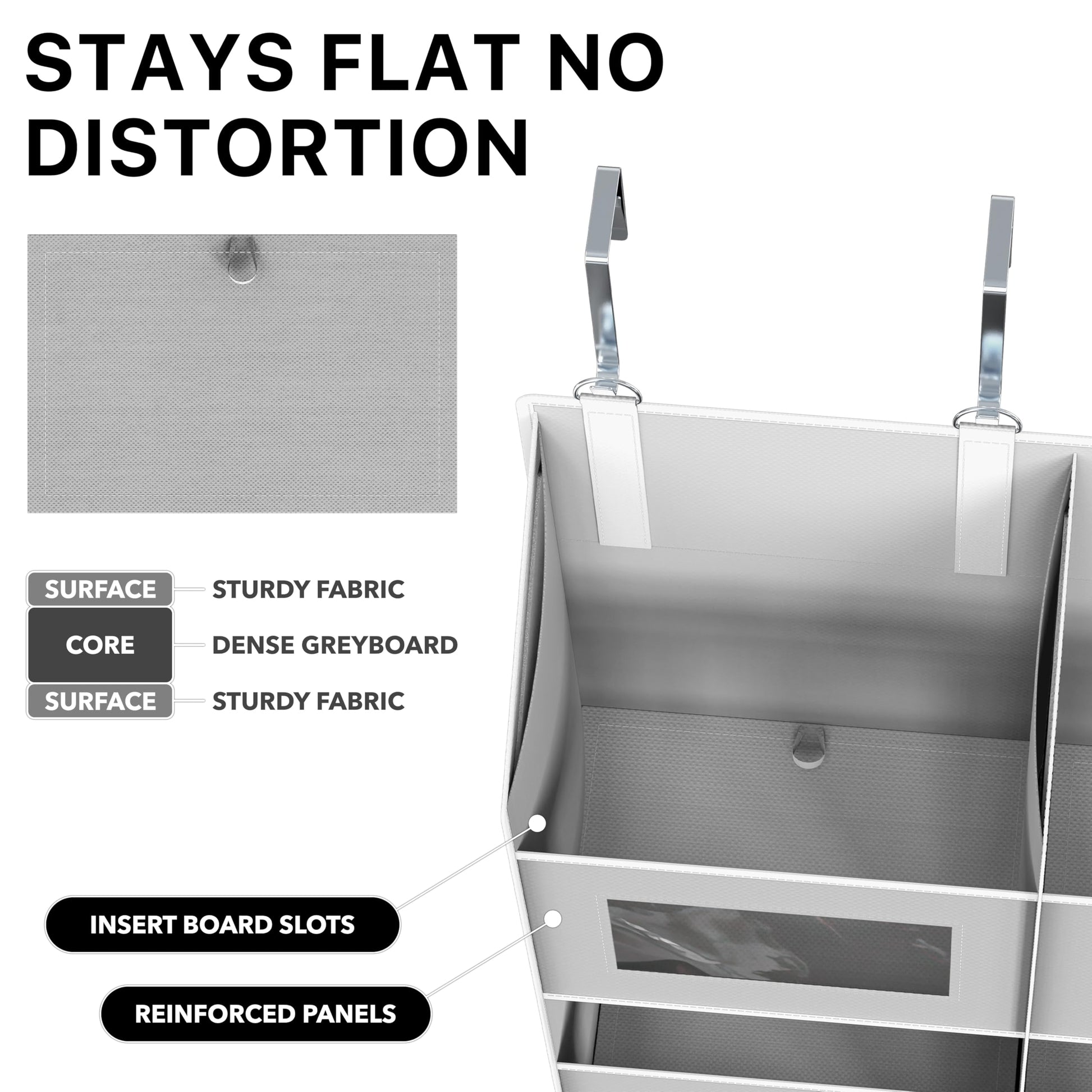 Simple Houseware Extra Large Heavy Duty 10 Pockets Over the Door Organizer