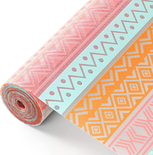 Cooyes Shelf and Drawer Liners for Kitchen Cabinets, Non Adhesive Cabinet Liner, EVA Waterproof Durable Non-Slip Drawer Mats for Shelves, Refrigerator, Storage, Desks