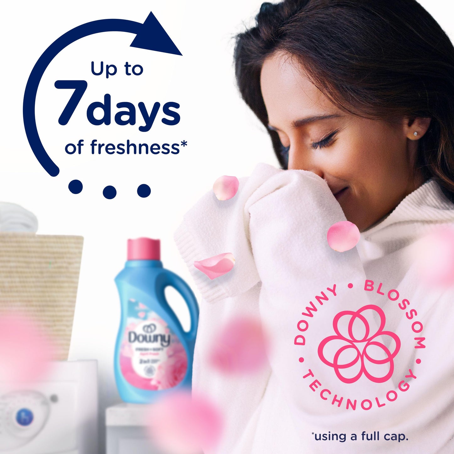 Downy Liquid Fabric Softener, April Fresh 2-in-1 Fresh & Soft, 140 Fl Oz, 190 Loads, Fabric