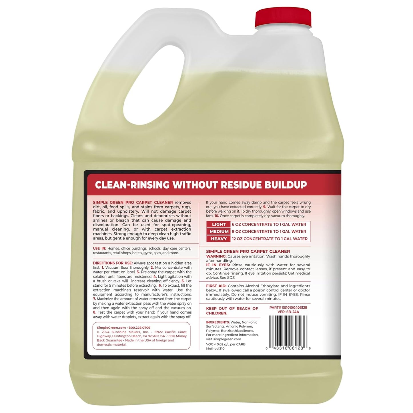 Simple Green Pro Carpet Cleaner 1 Gal