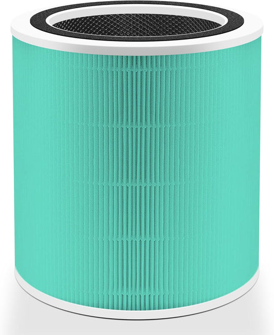 Funmit Core 400S to·Xin Absorber Replacement Filter for LEVOIT Core 400S Smart WiFi Air Purifier, 3-in-1 H13 True HEPA Replacement Filter, Part # Core 400S-RF-TX (LRF-C401-GUS), Green, 1 Pack