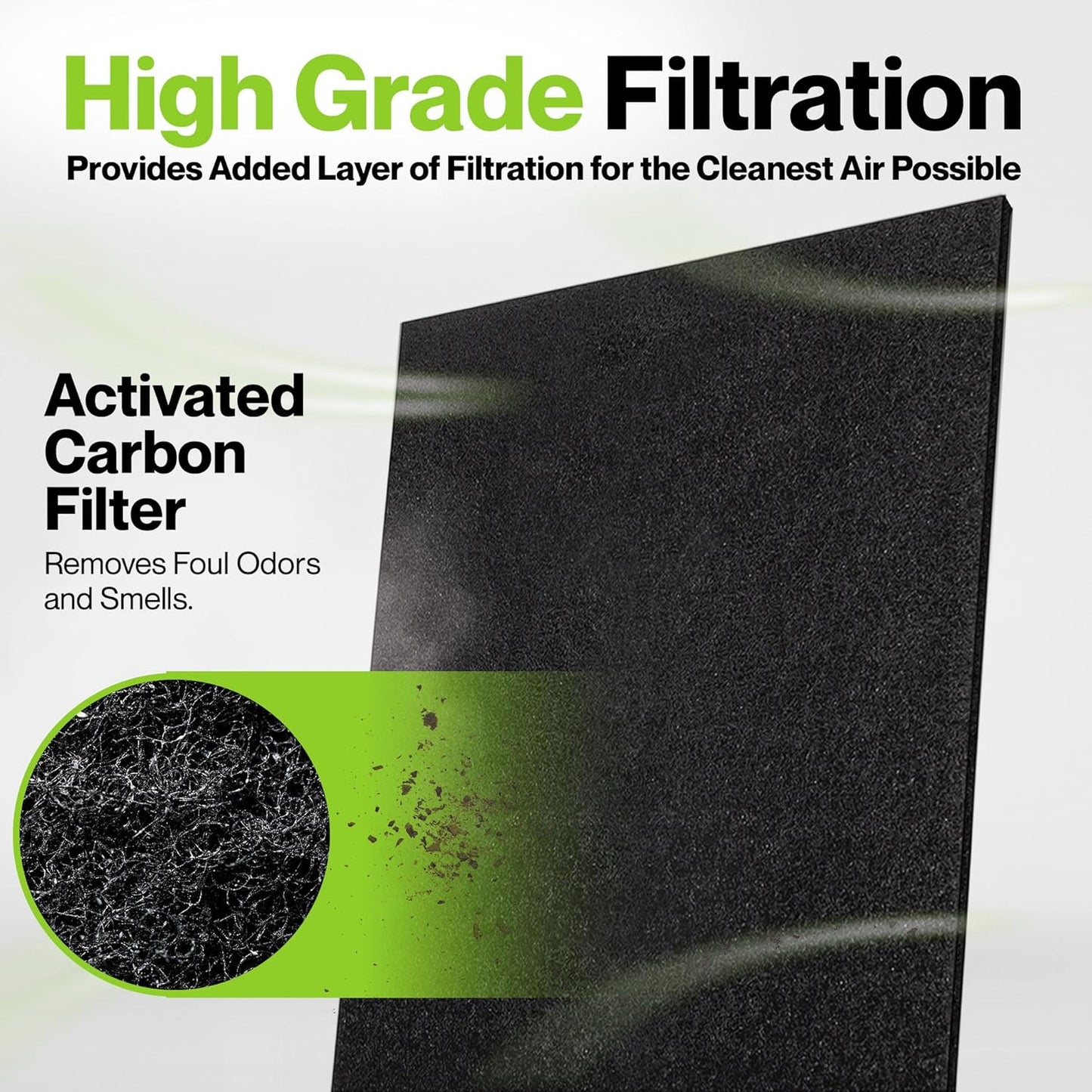Durabasics 8 Pack Replacement Prefilter for Honeywell HPA200 | Carbon Pre Filter Replacements for Honeywell Prefilter A, Air Filter A, HRF AP1, HRF-A200, and HPA200 Filters