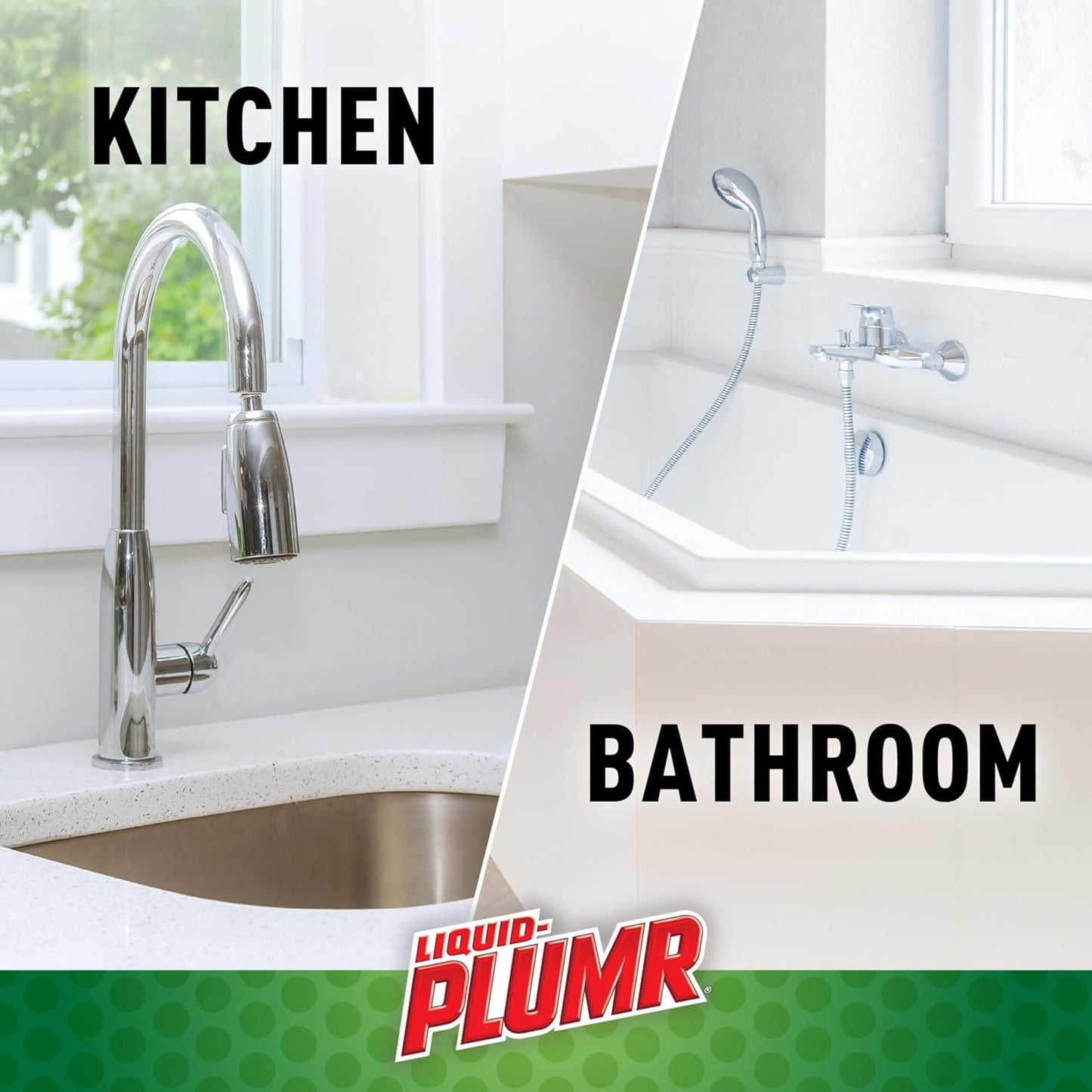 Liquid-Plumr Pro-Strength Hair Eliminator Gel Clog Remover, Hair Clog Remover and Drain Opener, Safe for All Septic Systems and Pipes, 16 fl. oz. Bottle