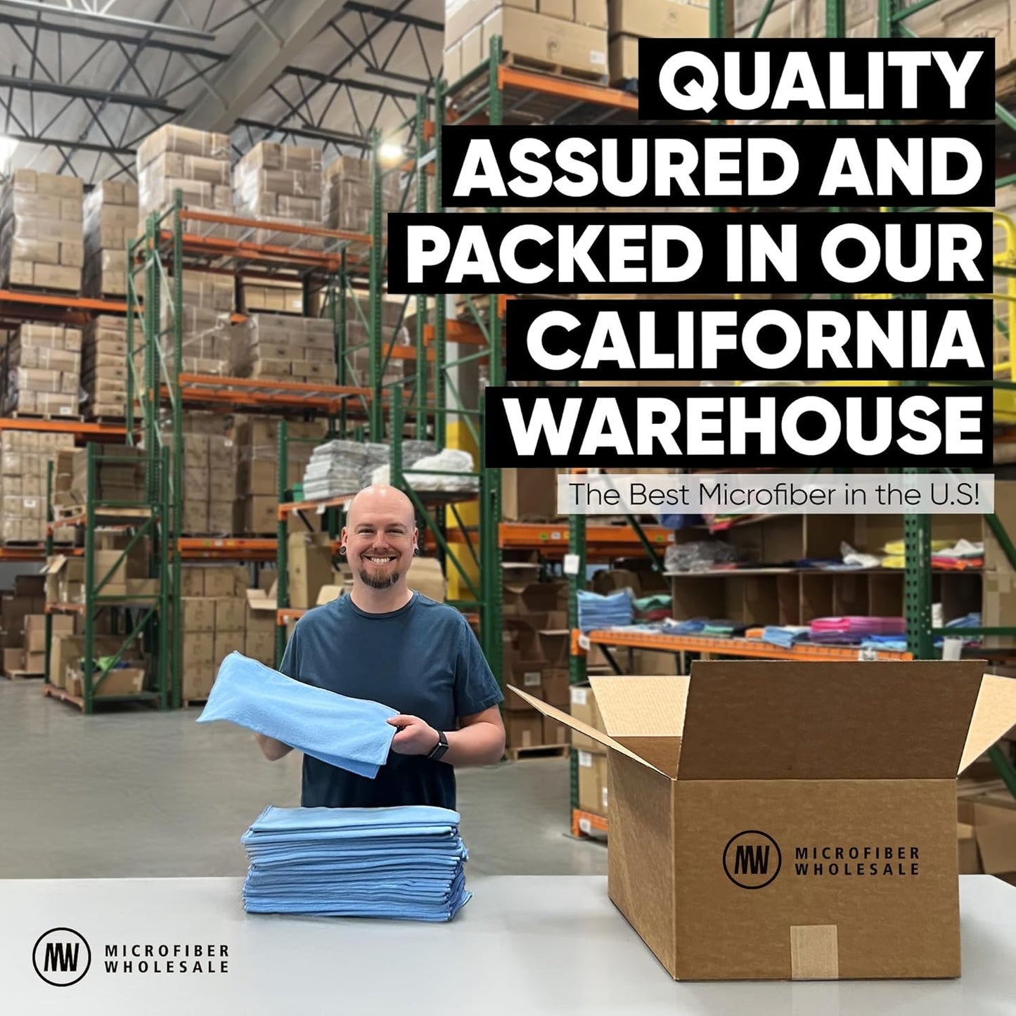 Microfiber Wholesale 16" x 16" All Purpose Microfiber Towels - 50 Pack Reusable Wash Cloths, Dust, Kitchen, Car, Shop Rags for Cleaning (Red)