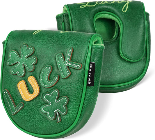 Golf Headcovers Golf Club Head Covers Four Leaf Clover Good Luck Charm - Clover Style Premium