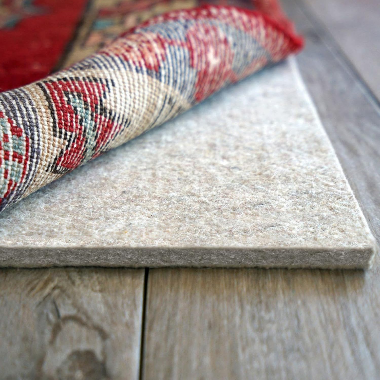 RUGPADUSA - Eco-Plush - 10'x14' - 3/8" Thick - 100% Felt - Extra Cushioned Rug Pad - Available in 3