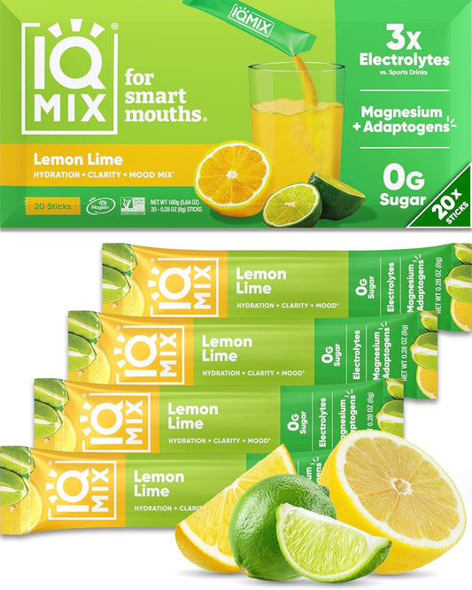 IQMIX Hydration Electrolyte Powder – 4-in-1 Formula for Hydration, Mental Clarity, Mood and