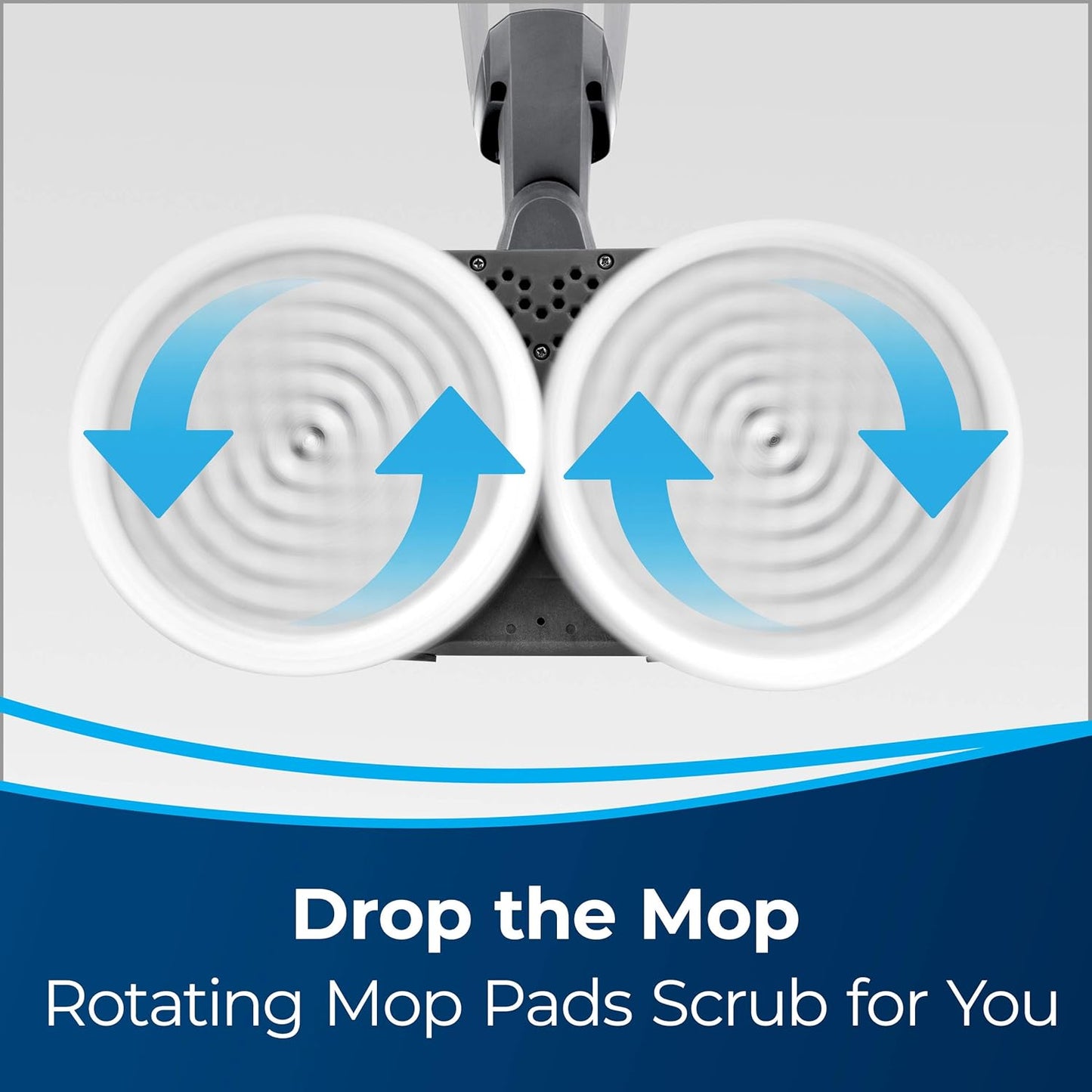 BISSELL® Spinwave Cordless Pet Hard Floor Spin Mop Cleaner 18V with washable mop pads for sealed hard floors, 23157