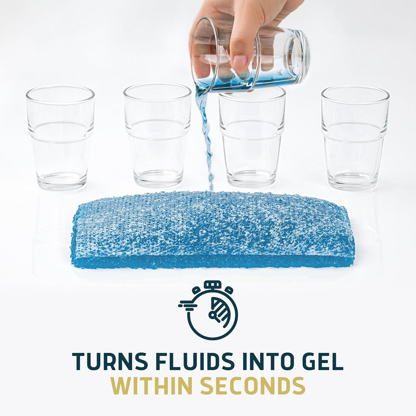 Lunderg Jasmine Scented Super Absorbent Commode Pads - Medical Grade Value Pack 250 Count - for Disposable Bedside Commode Liners, Adult Chairs, Portable Buckets & Camping Toilet Bags - Light Scent