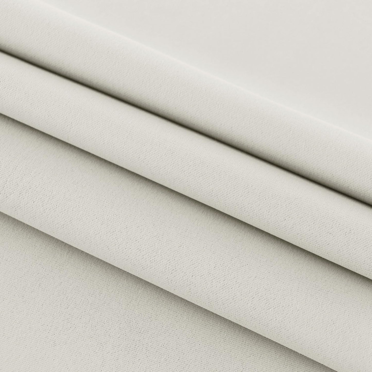 DWCN French Door Curtains – Rod Pocket Thermal Blackout Curtain for Doors with Glass Window, Kitchen and Patio Doors for Privacy, 12 X 72 Inches Long, 1 Curtain Panel with Tieback, Ivory