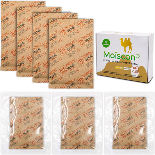 49% Two-Way Humidity Control Packs for Guitars & Wooden Instruments - 70g Moisture Absorbers