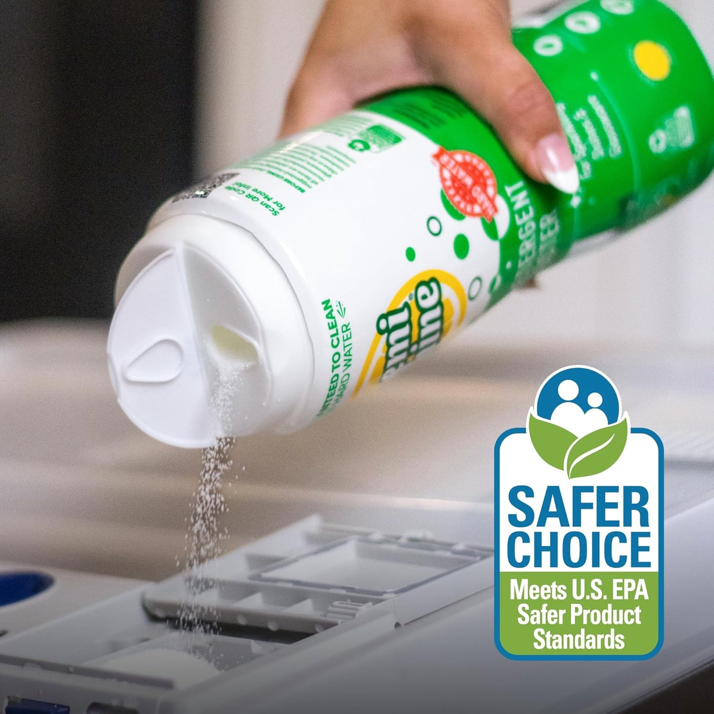 Lemi Shine Dish Detergent Booster, Hard Water Stain Remover, Multi-Use Citric Acid Cleaner 10 oz, Pack of 3