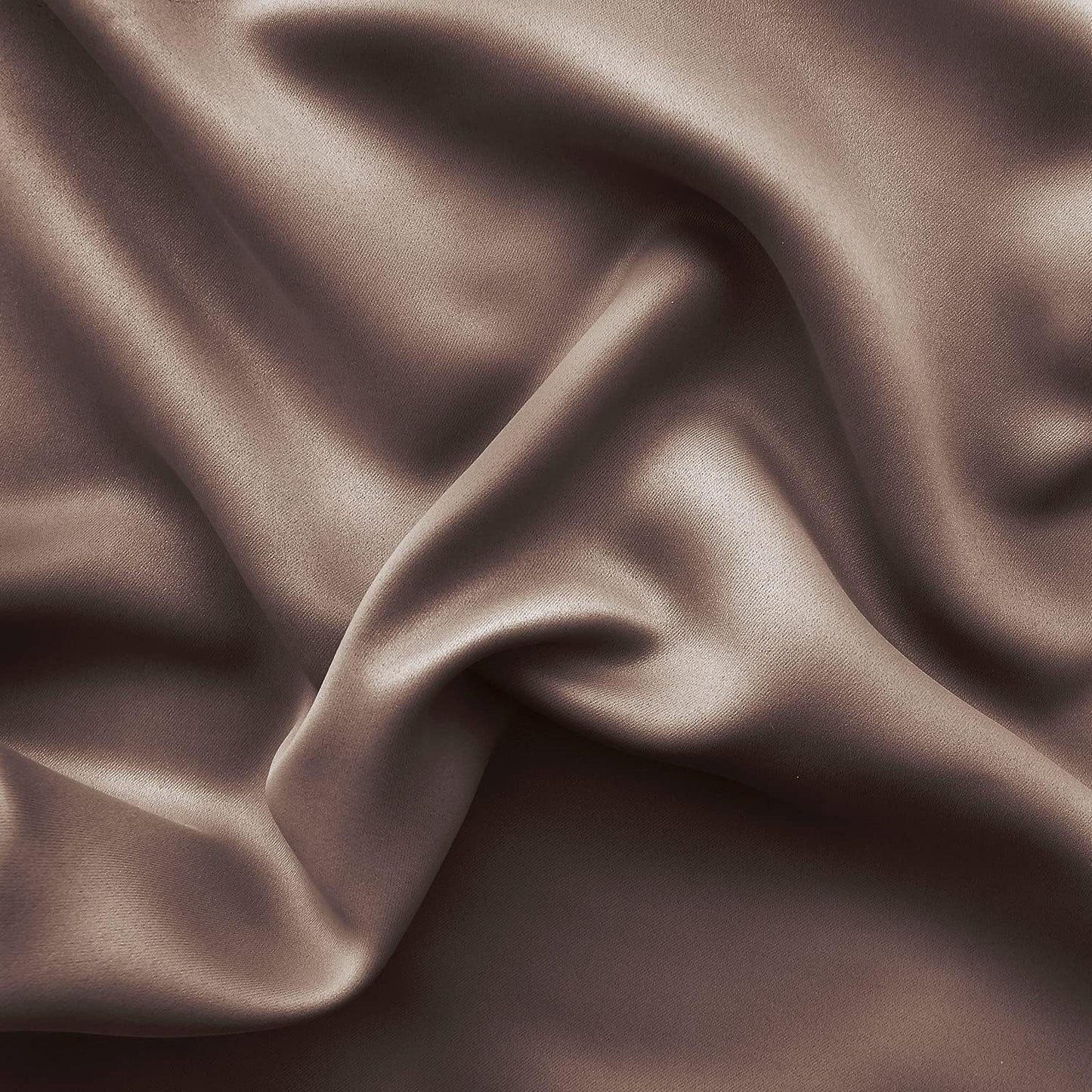 DWCN French Door Curtains – Rod Pocket Thermal Blackout Curtain for Doors with Glass Window, Kitchen and Patio Doors for Privacy, 25 X 72 Inches Long, 1 Curtain Panel with Tieback，Khaki