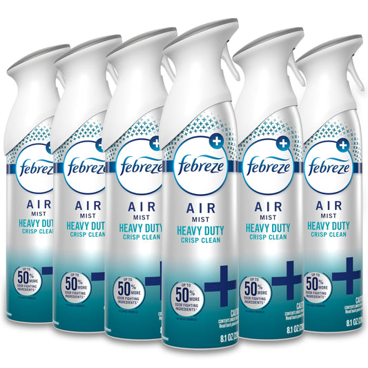 Febreze Air Mist, Air Freshener Spray, Odor Fighting Room Spray, Deodorizer for Home Bathroom