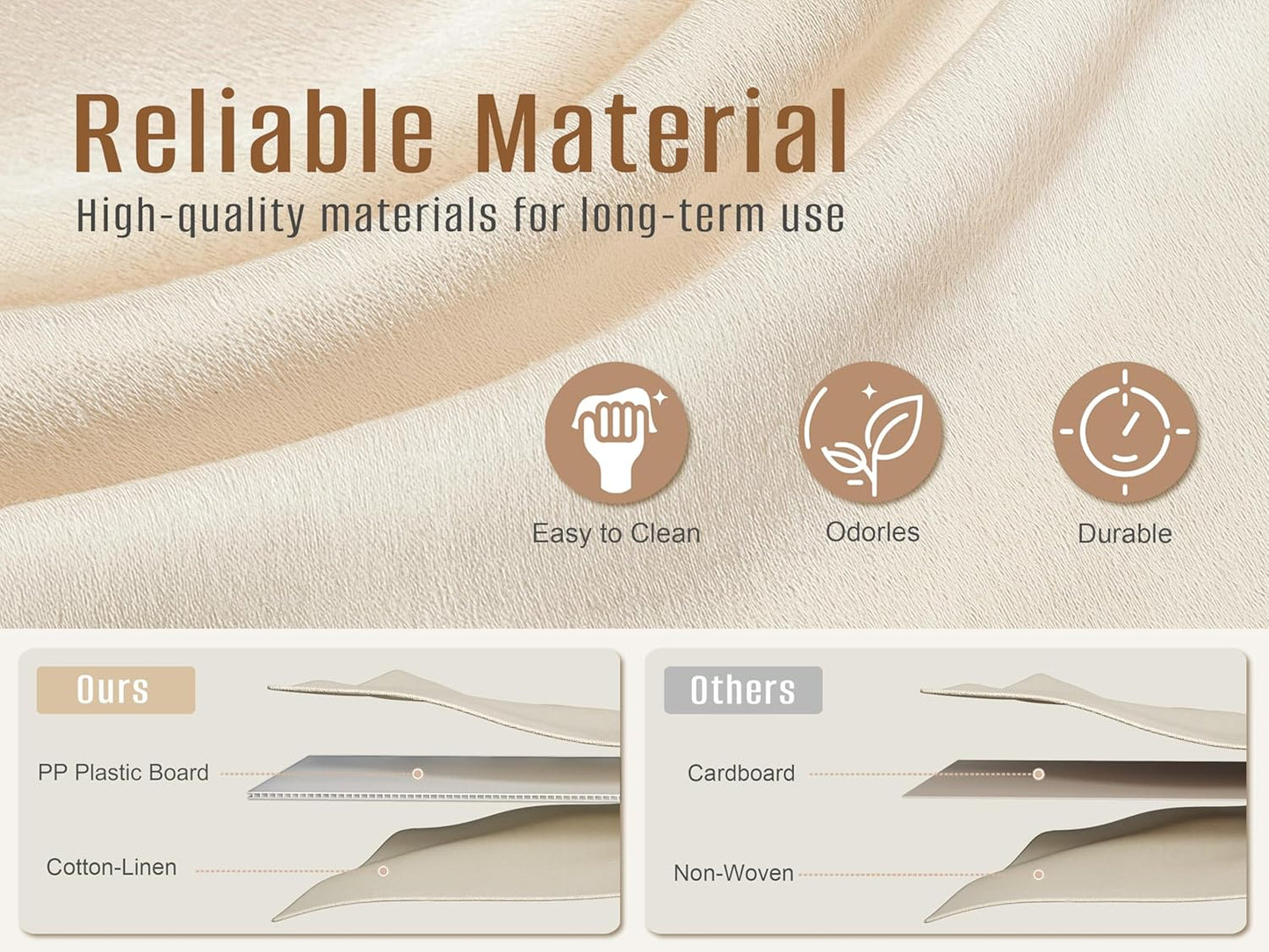 Storage Bins, Fabric Satin Storage Baskets for Shelves, 14.75"L*10.25"W*8.25"H Collapsible Storage Bins with Handles for clothes, Closet Baskets and Bins with Handles, Blush Pink, 3-Pack