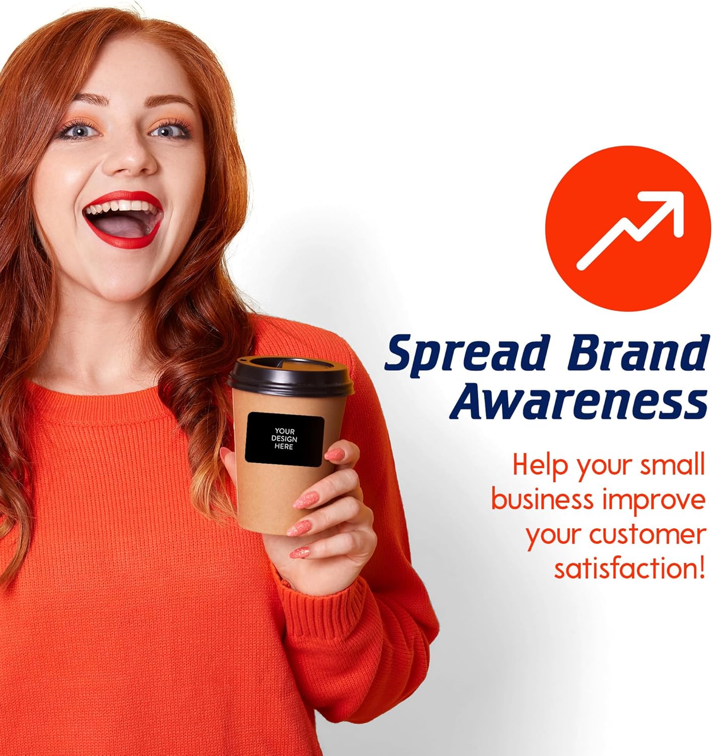 5-1000 Custom Vinyl Stickers - Upload Your own Image, Text, Design, Logo - Personalized Logo Labels for Handmade, Packaging, Bottle, Jars, Candle, Brand Stickers (Black, 3x2)