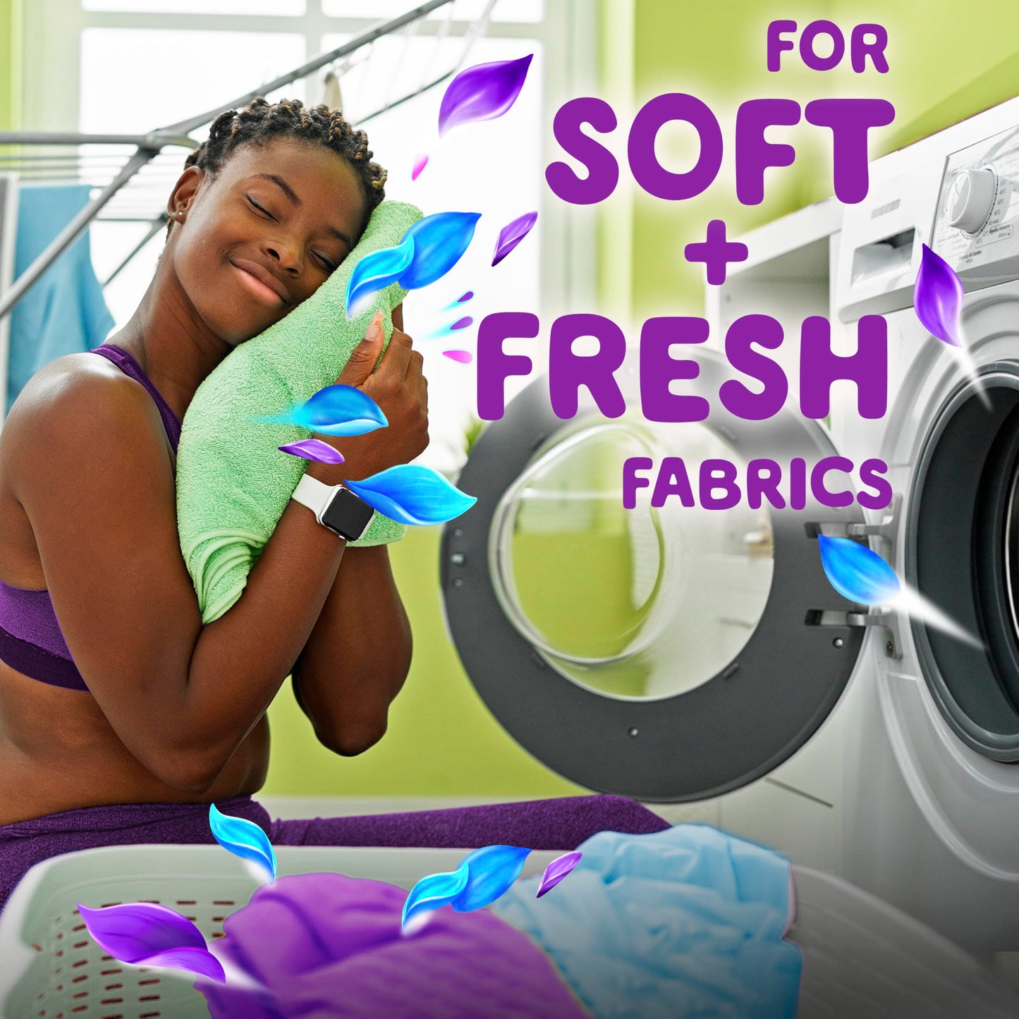 Gain Super Fresh Blast Liquid Odor Defense Fabric Softener, 140 FL OZ 190 Load, Softening Laundry