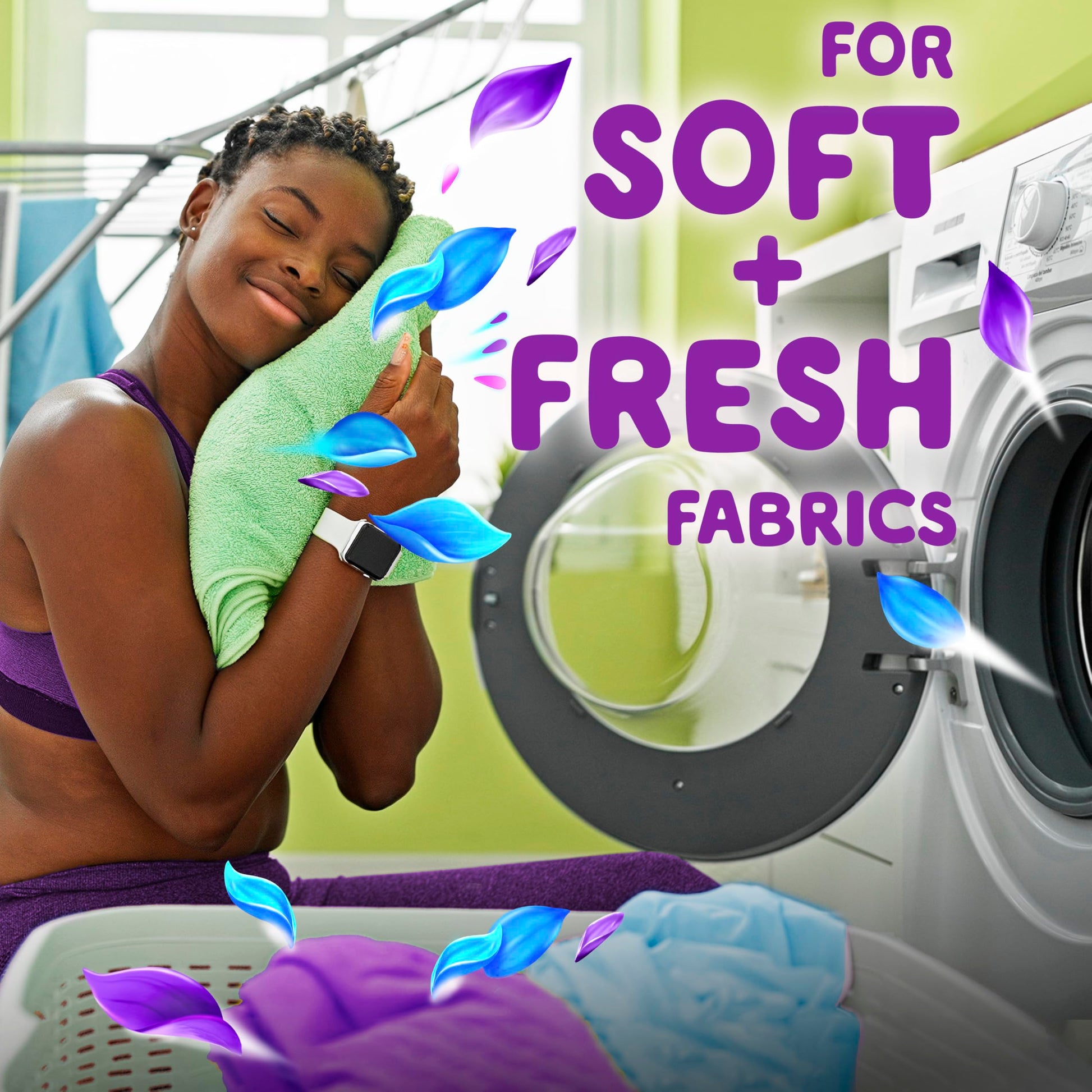Gain Super Fresh Blast Liquid Odor Defense Fabric Softener, 140 FL OZ 190 Load, Softening Laundry