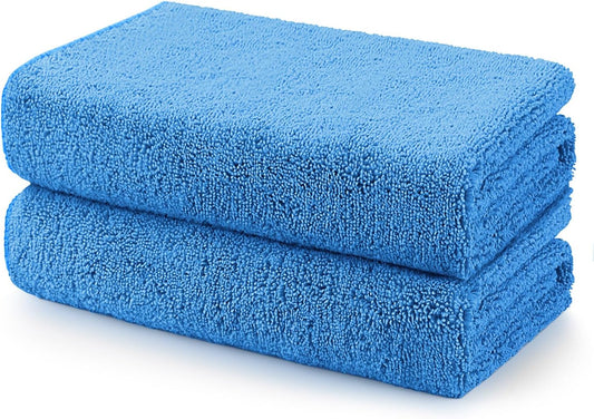 HOMEXCEL Car Drying Towels, 2 Pack Professional Microfiber Towels for Cars, Scratch-Free, Highly
