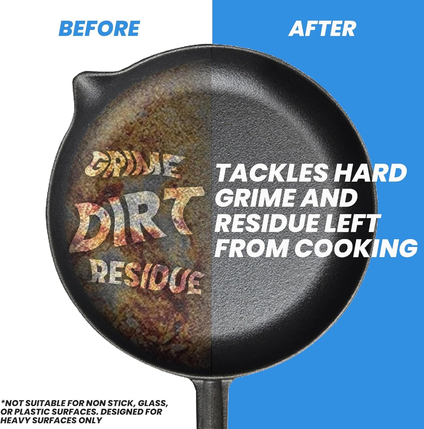 Steel Wool Scrubber Dish Brush Set with Handle, Deep Cleaning Scrubber Set, Silver