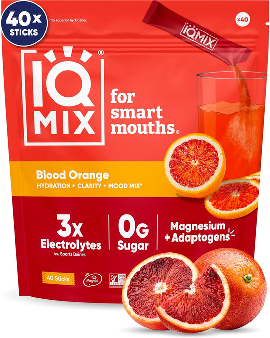 IQMIX Hydration Electrolyte Powder – 4-in-1 Formula for Hydration, Mental Clarity, Mood and