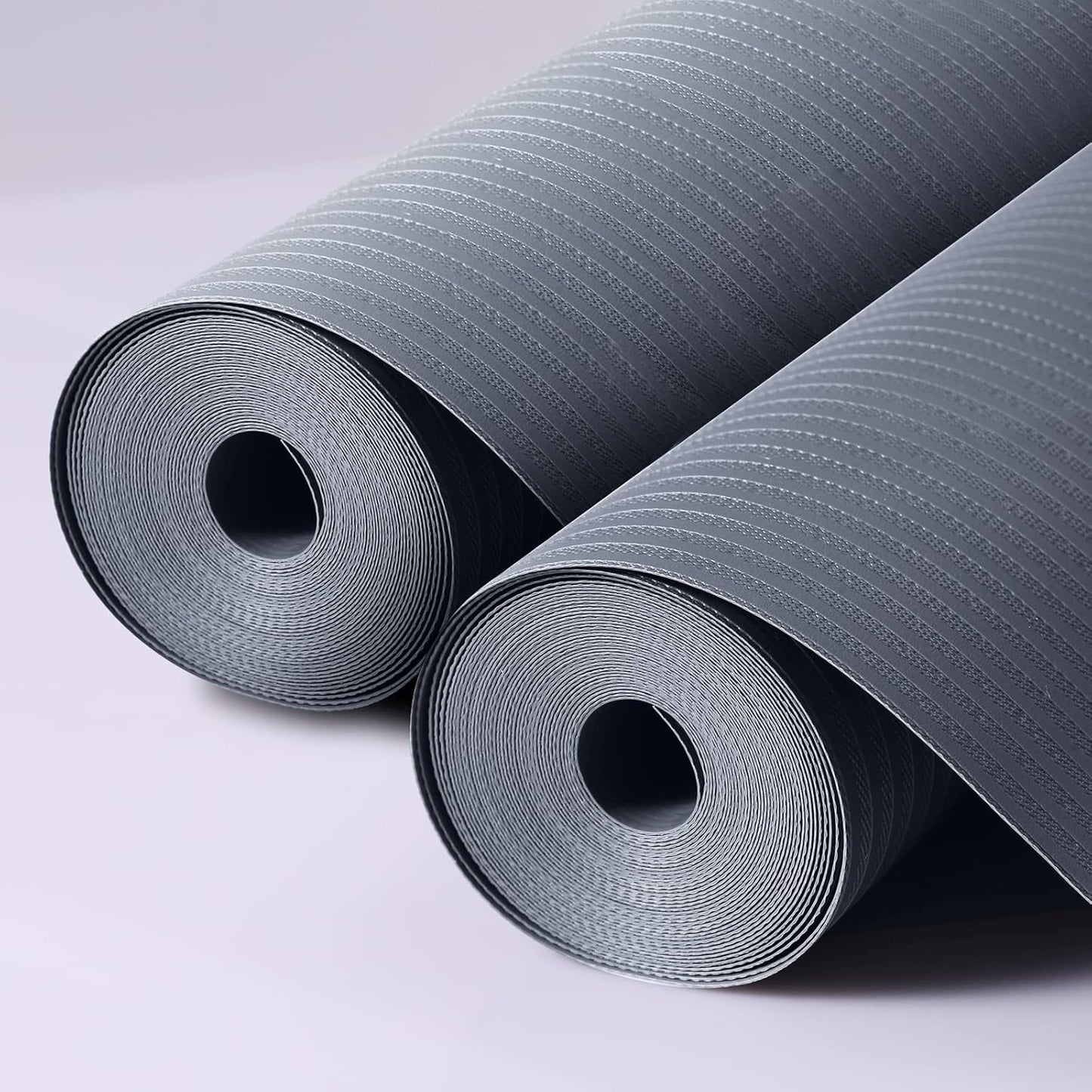 Shelf Liners for Kitchen Cabinets, 12" x 240" x 2Rolls, Non Adhesive Shelf Liner, Non-Slip Kitchen Drawer Liners, Waterproof Durable Cabinet Liners for Shelves, Pantry, Dark Gray