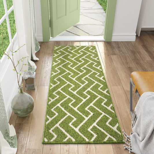hicorfe Indoor Doormat,Front Back Door Mat Rubber Backing Non Slip Door Mats 20"x48" Absorbent