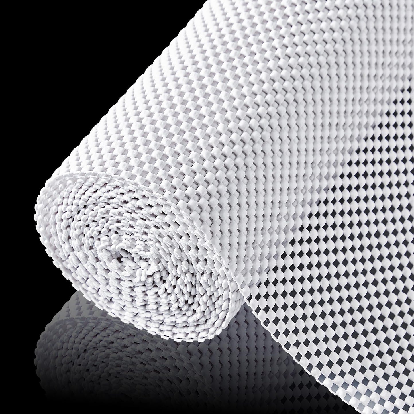ALIUNI Shelf Liner for Kitchen Cabinets and Drawers, White, 12" x 120"