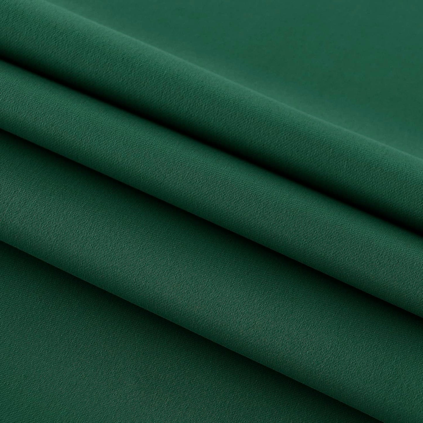 DWCN French Door Curtains – Rod Pocket Thermal Blackout Curtain for Doors with Glass Window, Kitchen and Patio Doors for Privacy, 54 X 40 Inches Long, 1 Curtain Panel with Tieback,Hunter Green