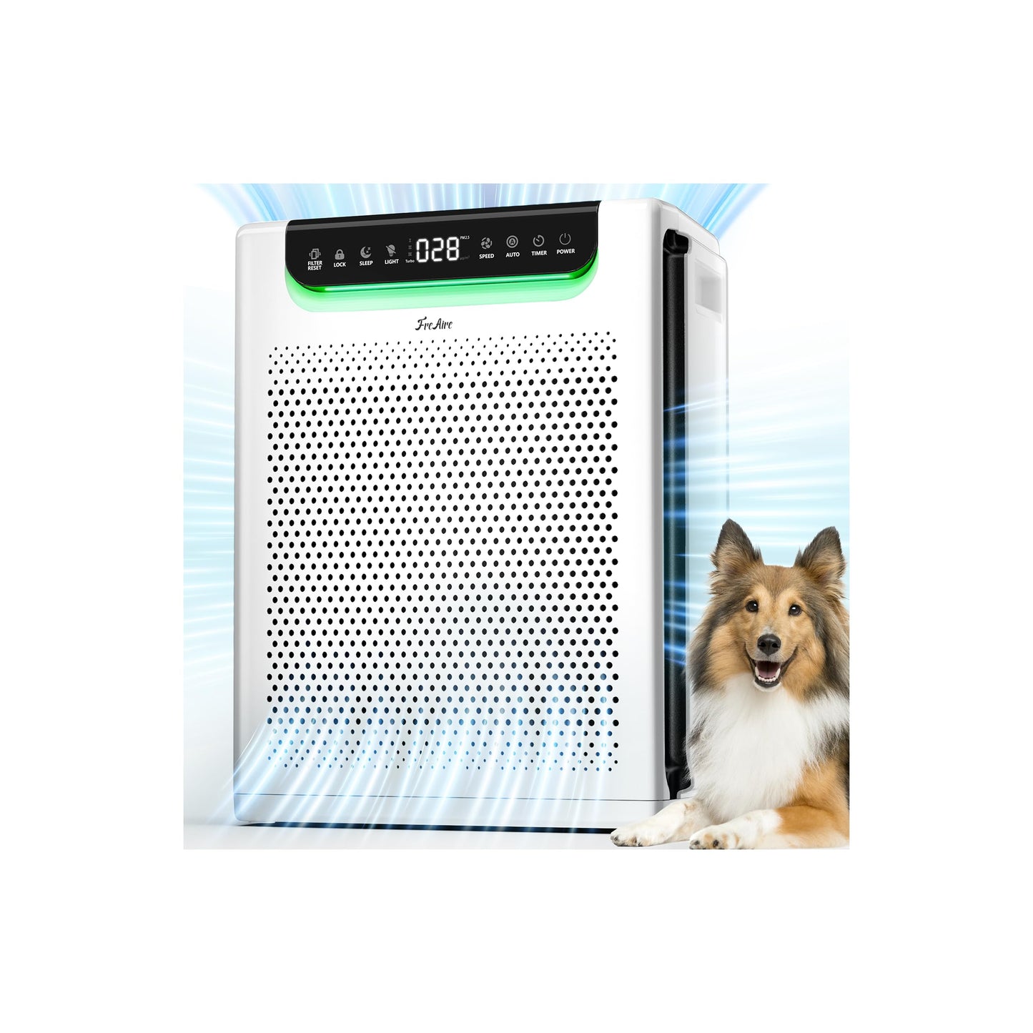 Air Purifiers for Home Large Room, Cover Up to 2600 Ft² with Washable Filters, Powerful Turbo Mode