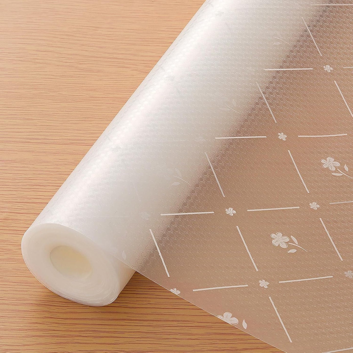 INNOLITES Shelf Liners for Kitchen Cabinets, Non Adhesive Drawer Cabinet Liner, Waterproof Oil-Proof Non-Slip Shelf Liner for Kitchen Pantry Refrigerator 11.8" x 236"