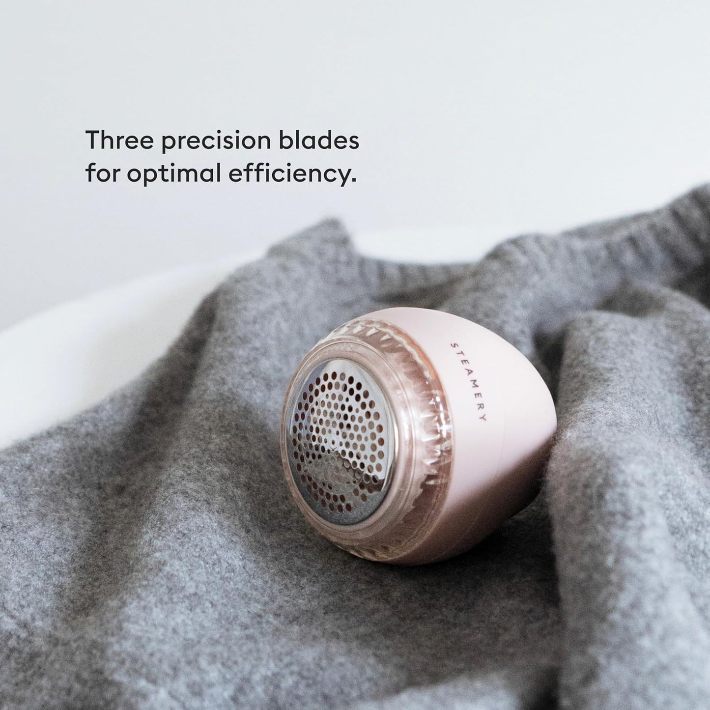 Steamery Fabric Shaver Pilo 1, Lint Remover for Pills and Bobbles, 5W, Portable, Rechargeable, Ergonomic, Scandinavian Design, Pink