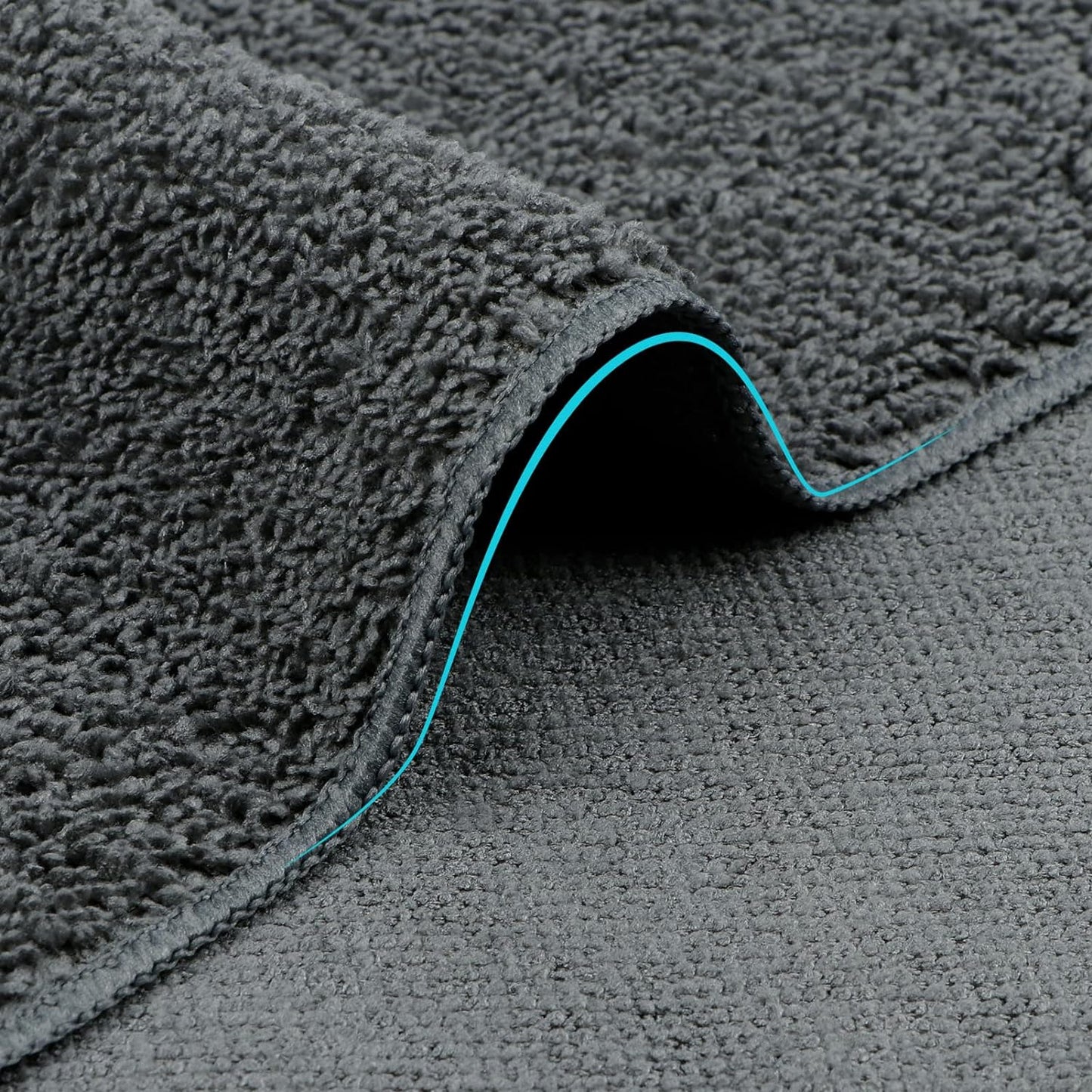 Orighty Washcloths Bulk Towel Sets 50 Pack, Highly Absorbent and Super Soft Microfiber Fingertip Towels, Multi-Purpose Wash Cloths for Bathroom, Hotel, Gym, and SPA, 12x12 Inch, Grey