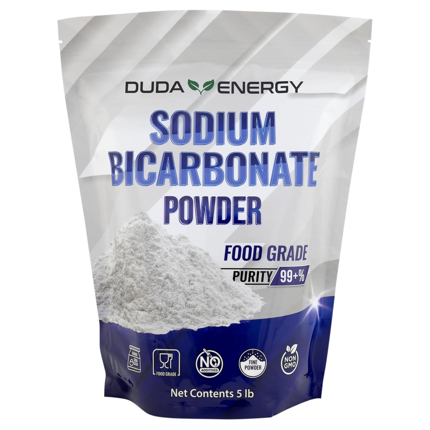 5 lb USP Pure Sodium Bicarbonate Powder Organic Food Grade Listed Pure Baking Soda