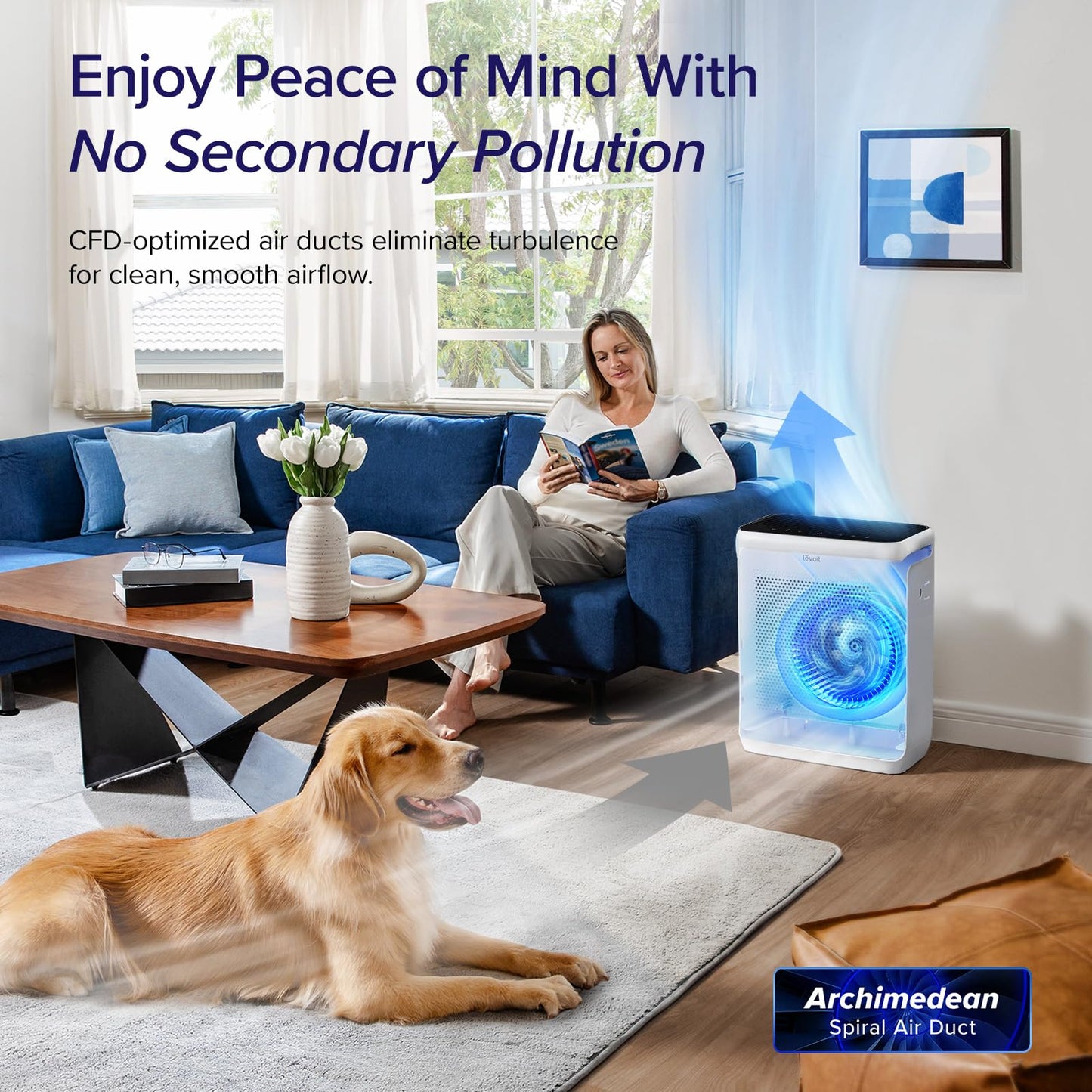 LEVOIT Smart Air Purifier for Home Large Room up to 1875 ft Vital 200S-P